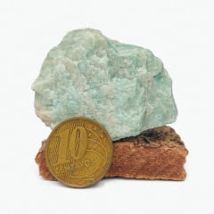 Pedra Amazonita Bruta - Helena Cristais  